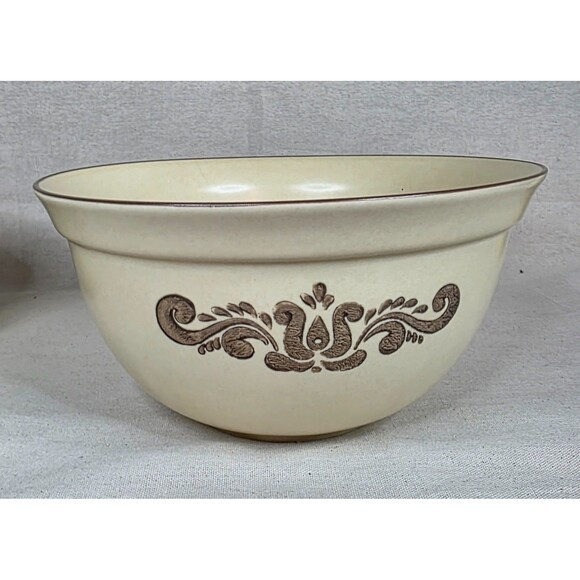 Vtg Pfaltzgraff Village Baking Set | 5-Piece Mixing Bowl & Cookie Jar Collection - Picture 15 of 16